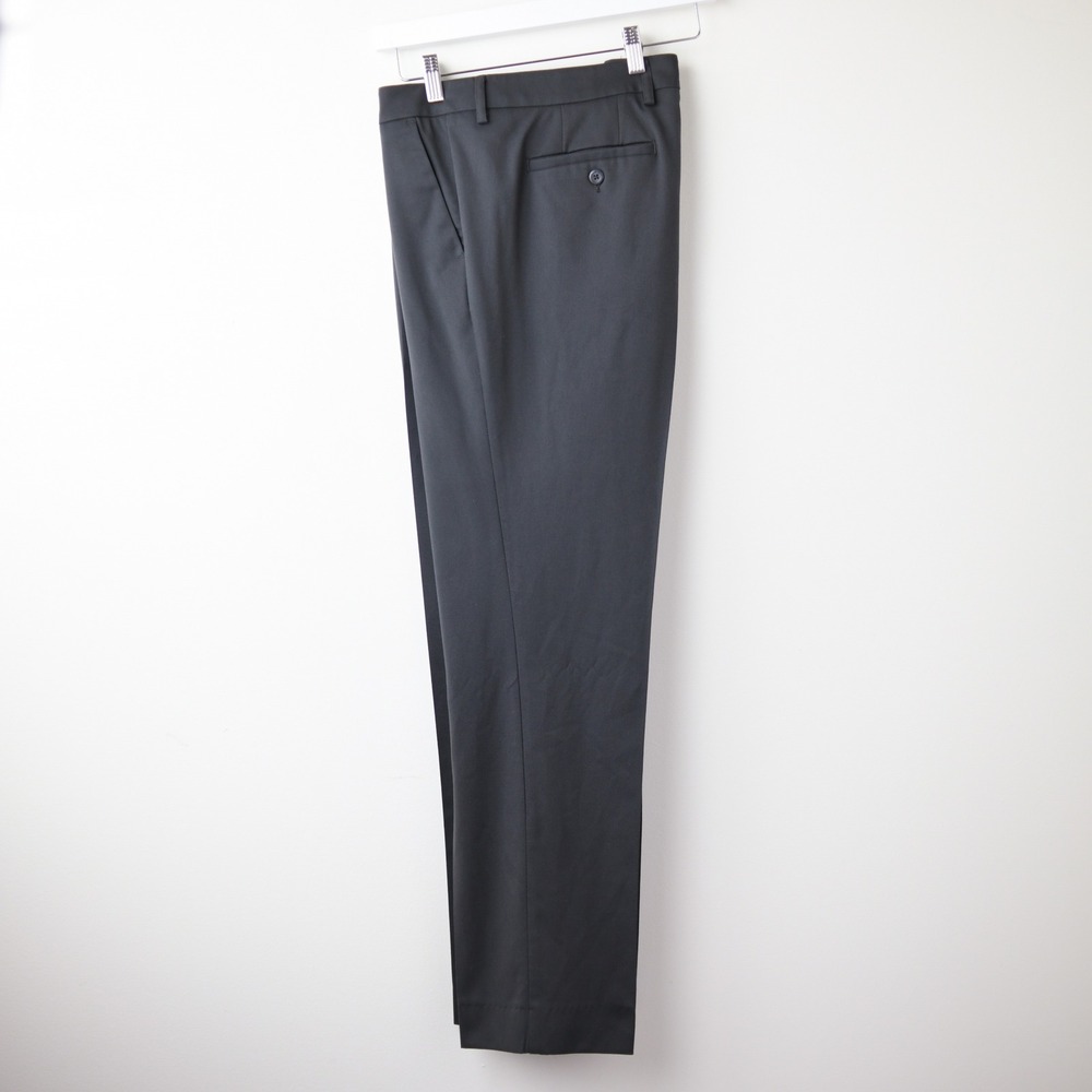Mizzen + Main Dress Pants Mens 38 Dark Gray Slat Pocket Chino Office 20206